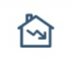 Real estate values trending downward